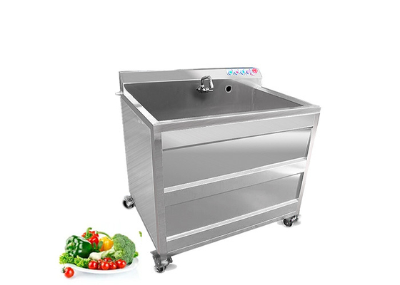 Stainless Steel Canteen / Bubble Vegetable Washing Machine 200-300kg/H