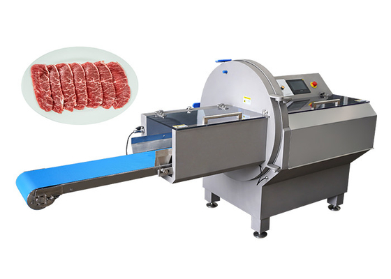Sığır Bacon için 4.85KW Endüstriyel Et Dilimleyici Akıllı Tutucu Hassas Porsiyon Kesici