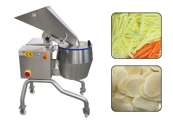 SUS 304 1000KG / H Sebze İşleme Ekipmanları Santrifüjlü Patates Dilimleyici ve Parçalayıcı
