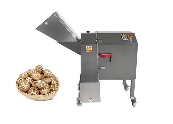 Üç boyutlu ticari sebze ve mantar parçalama makinesi 1000kg/saat Büyük girişli