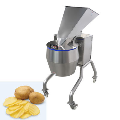 Değişken kesme başlı yüksek kapasiteli santrifugal patates patates kesme makinesi