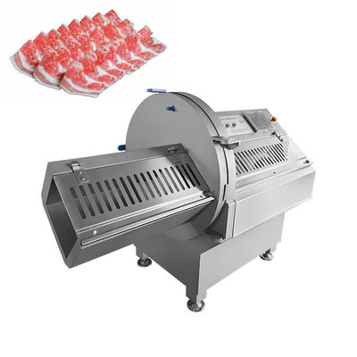 Kullanıcı Dostu Dokunmatik Ekranlı Dondurulmuş Et İçin Yüksek Hızlı Hassasiyetli Kemikli ve Kemiksiz Dilimleme Makinesi