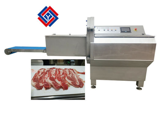 OEM 380V 50HZ 3P 200pcs / dak Dondurulmuş Pastırma Dilimleme Makinesi