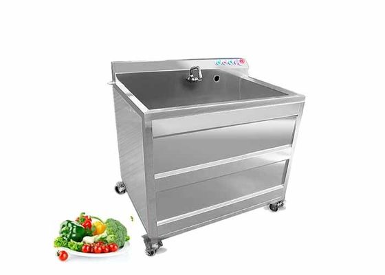 Restoran için 300kg / h Salata Lahana Sebze Meyve Yıkama Makinesi