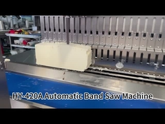 Ağır Görevli Otomatik BandSaw Dondurulmuş Tereyağı Kesme Makinesi Basit Kesme Sistemi