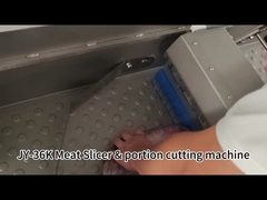 JY-36K Yatay Et Dilimleyici, Çıkış Konveyör Bandı ile Dondurulmuş Sığır Eti ve Domuz Eti Dilimleme